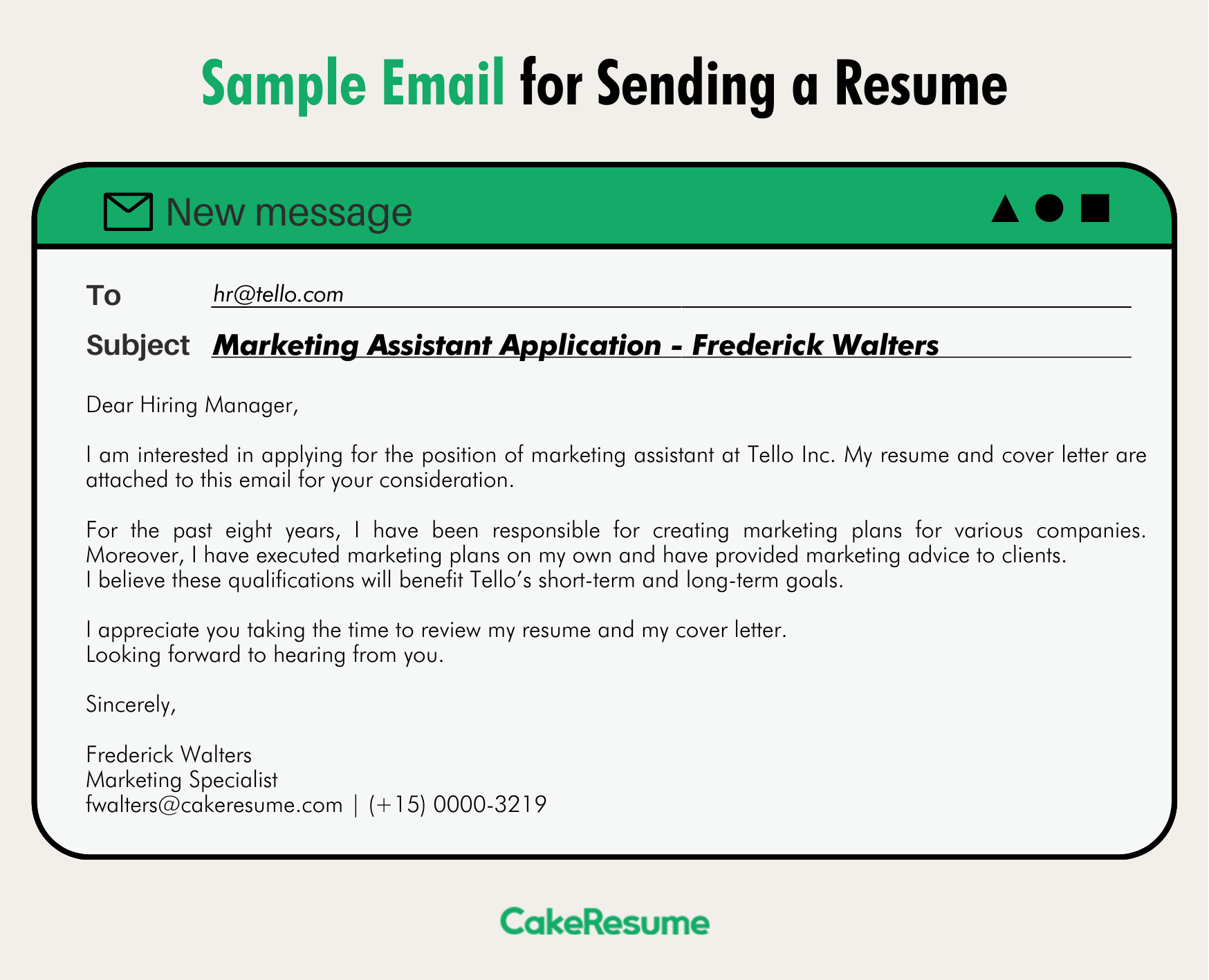 Crafting the Perfect Sample Email for Job Application with Resume: Tips and Examples